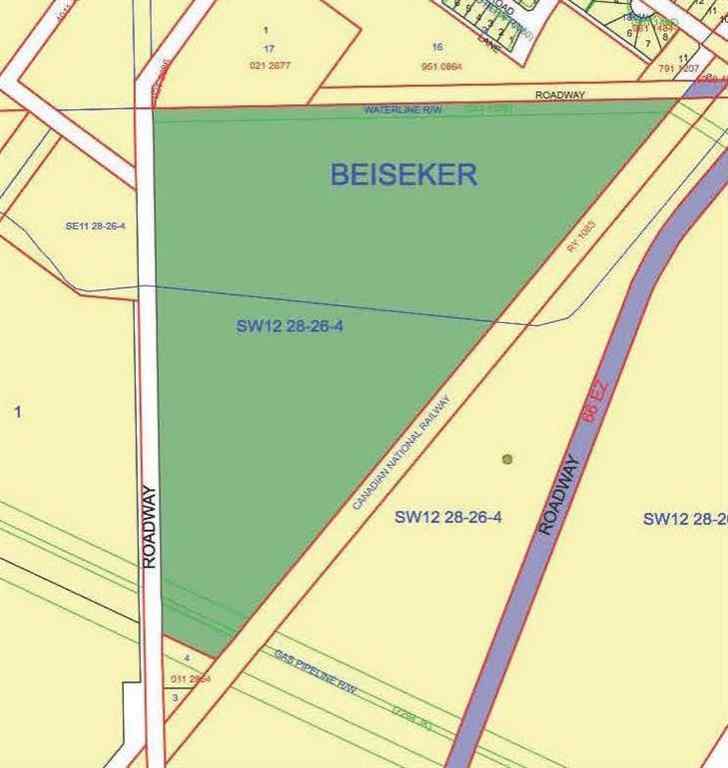 MLS® # C4219401 -  W4, R26, T28, Sec 12, SW Beiseker   in NONE Beiseker, Land Open Houses