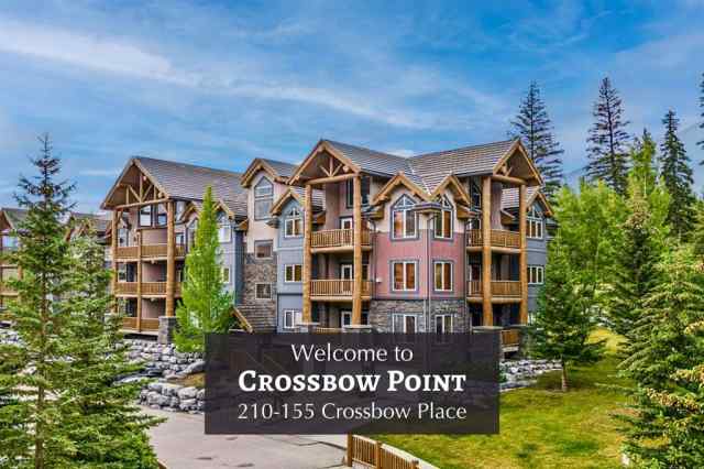 Three Sisters real estate 210, 155 Crossbow Place  in Three Sisters Canmore