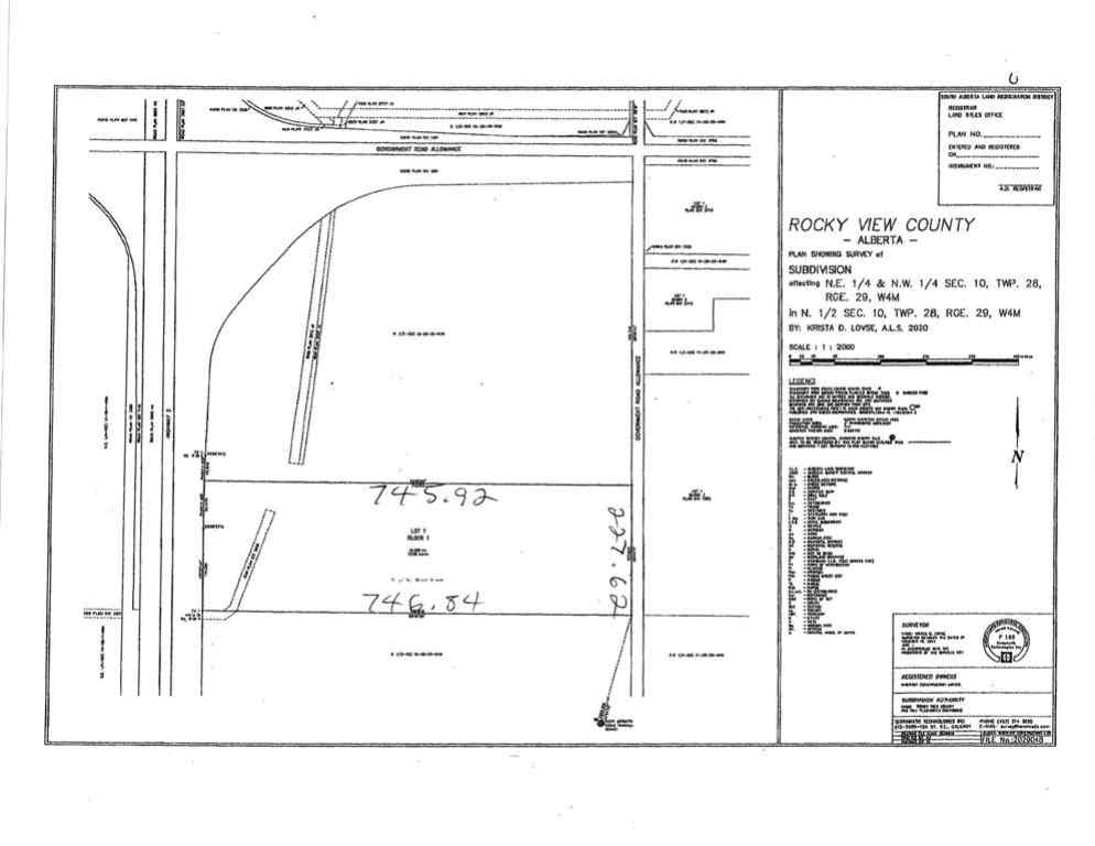 MLS® A1057700 -  # 2 & # 72 Highways   in NONE Rural Rocky View County, Land