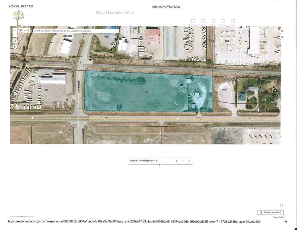 MLS® A1117833 - 3910 Highway 12   in Wolf Creek Crossing Lacombe, Land