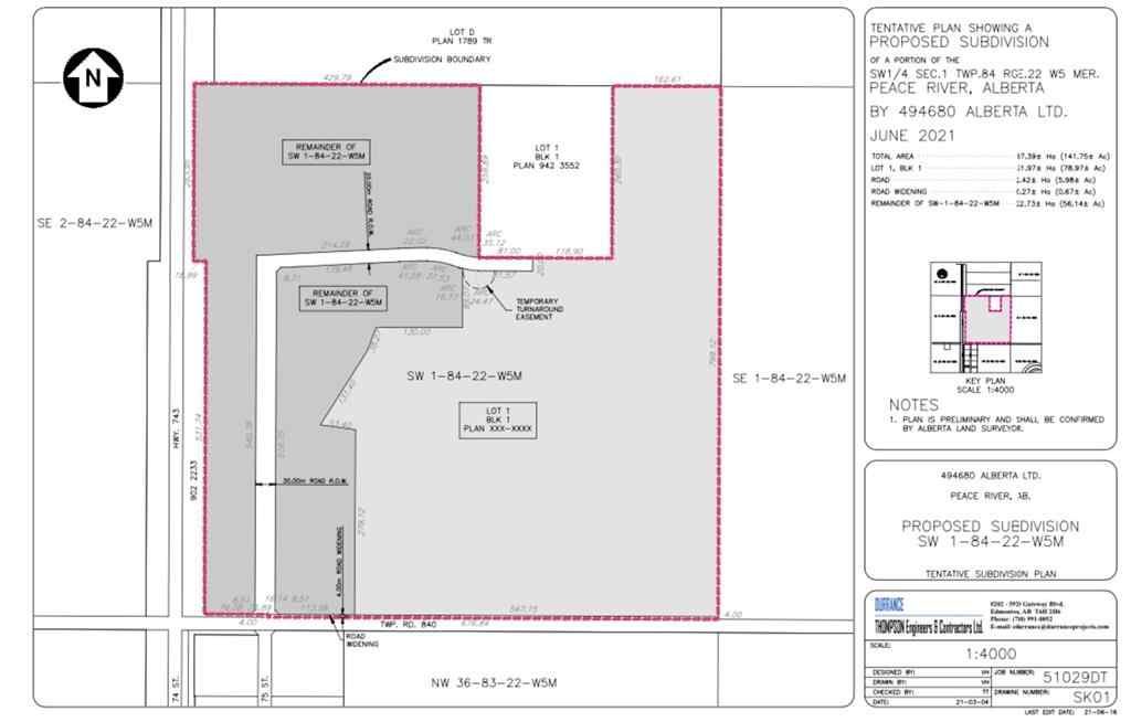MLS® A1158968 - 0 0   in NONE Peace River, Land