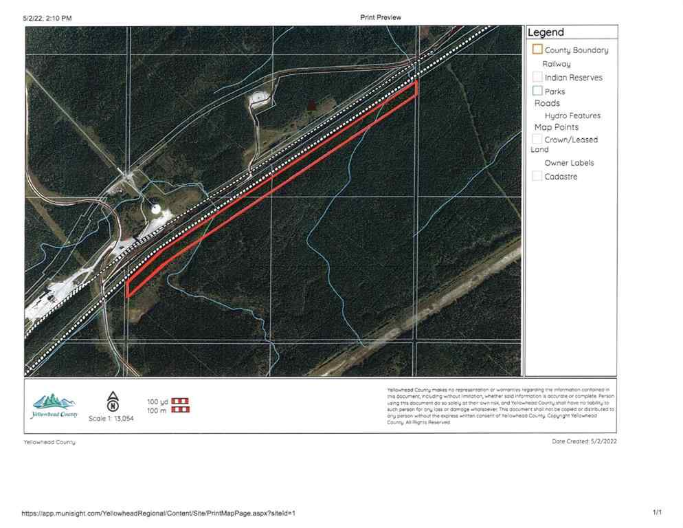 MLS® A1212773 -  5-23-52-28 SW   in NONE Rural Yellowhead County, Land
