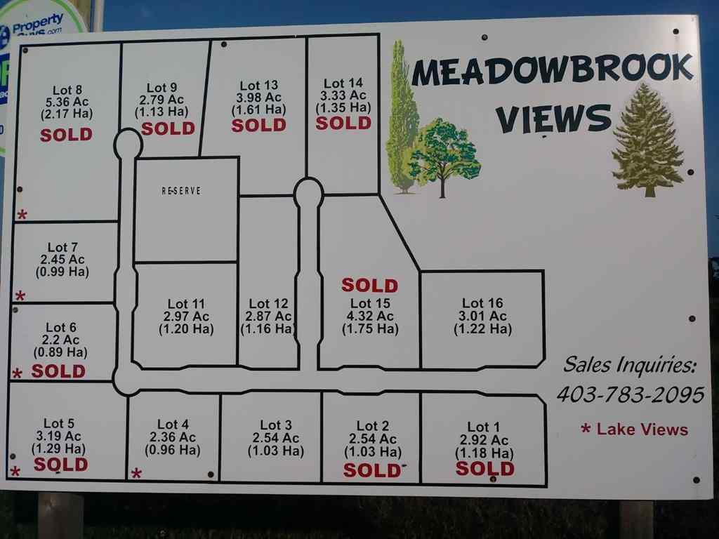 MLS® A1228400 - Unit #Lot 12 420054 Range Road 283   in NONE Rimbey, Land