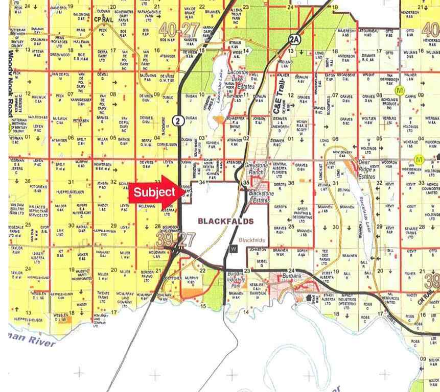 MLS® A2016533 - 39505 Highway 2   in NONE Blackfalds, Commercial