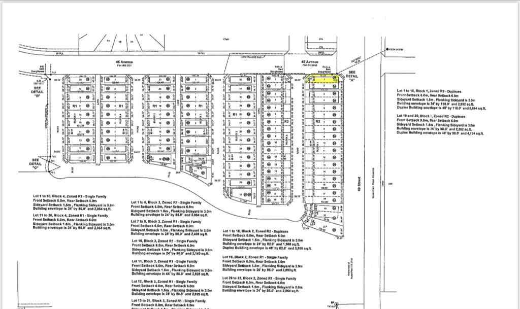 MLS® A2016594 - 4720 68 Street   in West Park Camrose, Land
