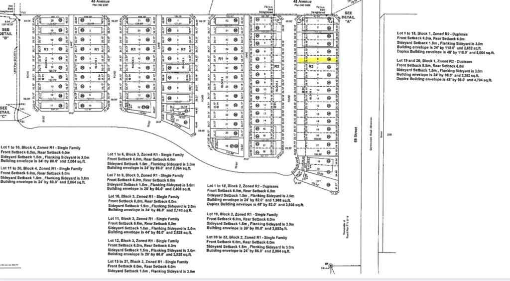 MLS® A2016604 - 4720 68 Street   in West Park Camrose, Land