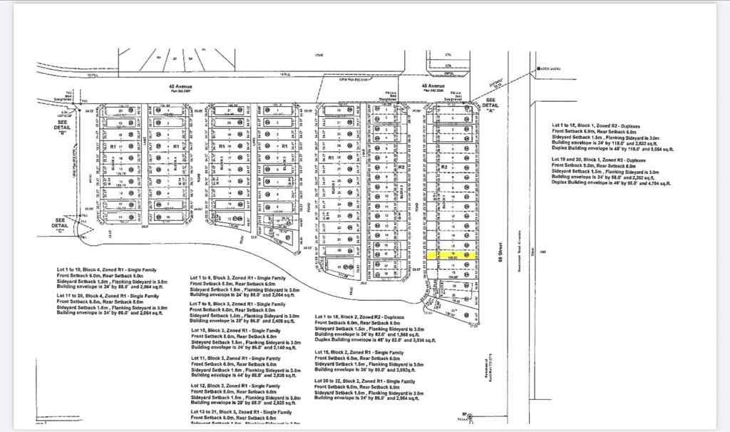MLS® A2016616 - 4720 68 Street   in West Park Camrose, Land