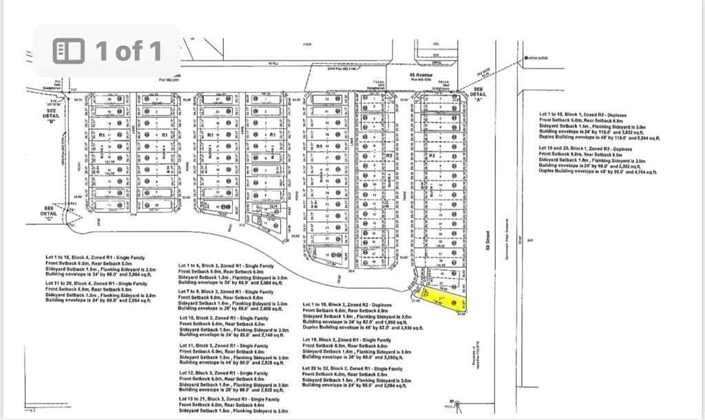 MLS® A2016624 - 4720 68 Street   in West Park Camrose, Land