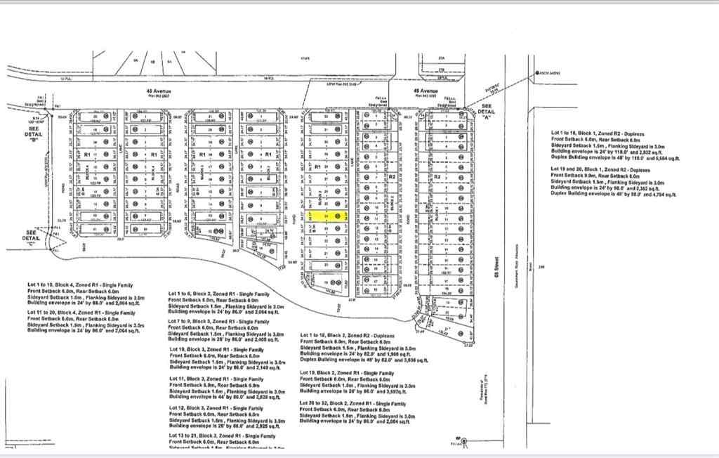 MLS® A2016889 - 4720 68 Street   in West Park Camrose, Land
