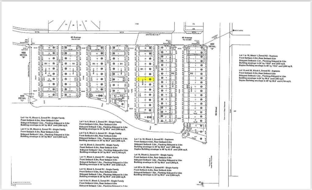 MLS® A2016895 - 4720 68 Street   in West Park Camrose, Land