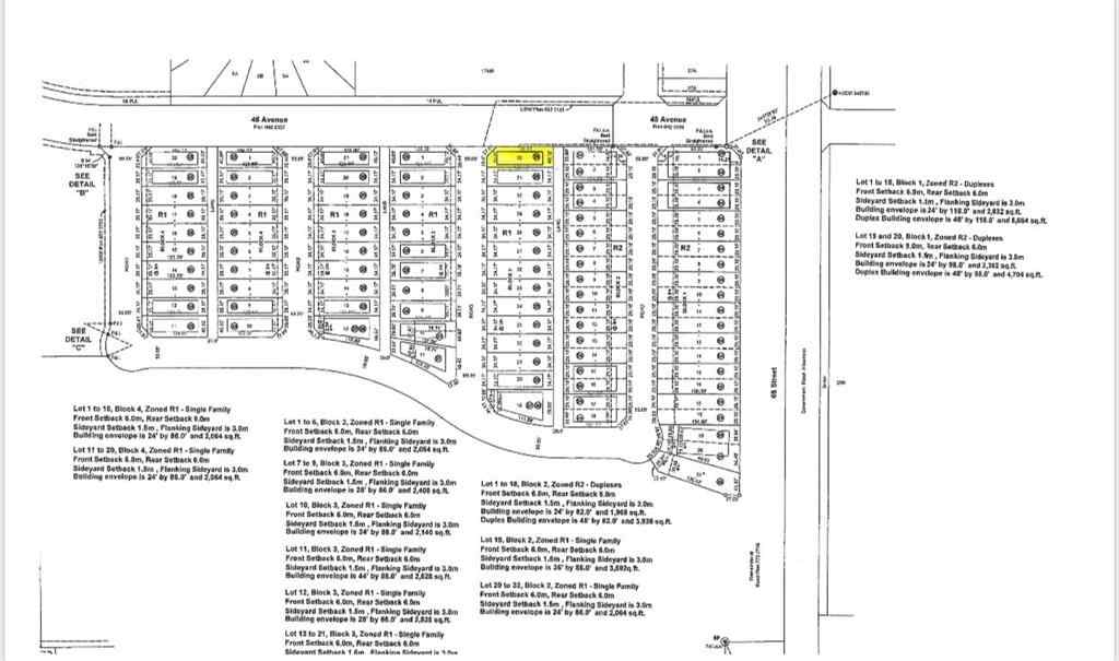 MLS® A2016907 - 4720 68 Street   in West Park Camrose, Land