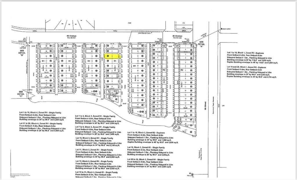 MLS® A2016916 - 4720 68 Street   in West Park Camrose, Land