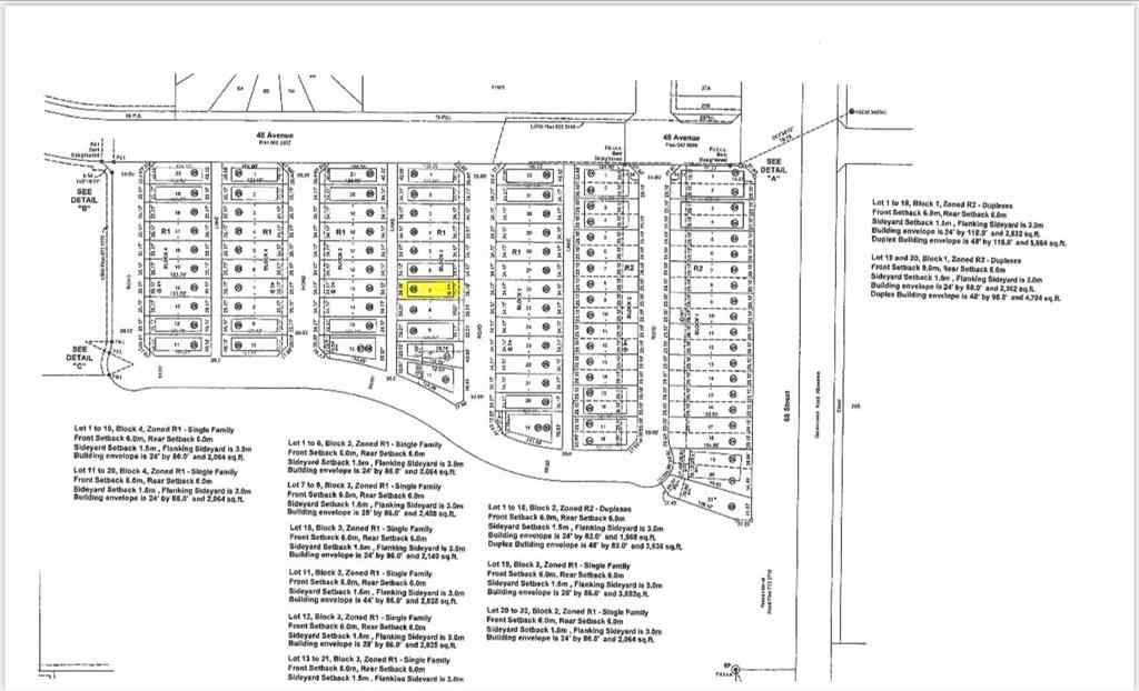 MLS® A2016923 - 4720 68 Street   in West Park Camrose, Land