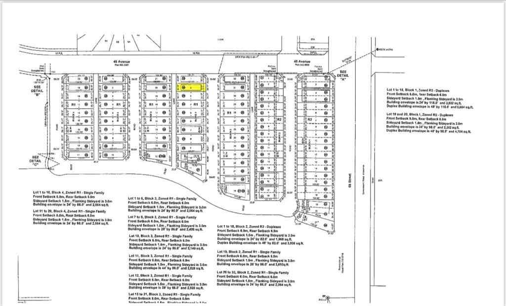 MLS® A2016925 - 4720 68 Street   in West Park Camrose, Land