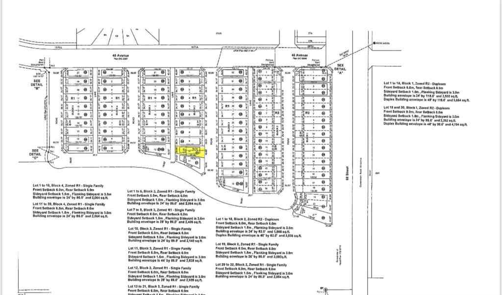 MLS® A2016927 - 4720 68 Street   in West Park Camrose, Land