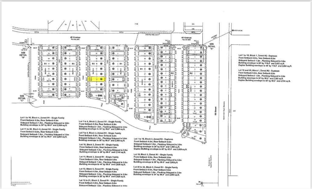 MLS® A2016936 - 4720 68 Street   in West Park Camrose, Land