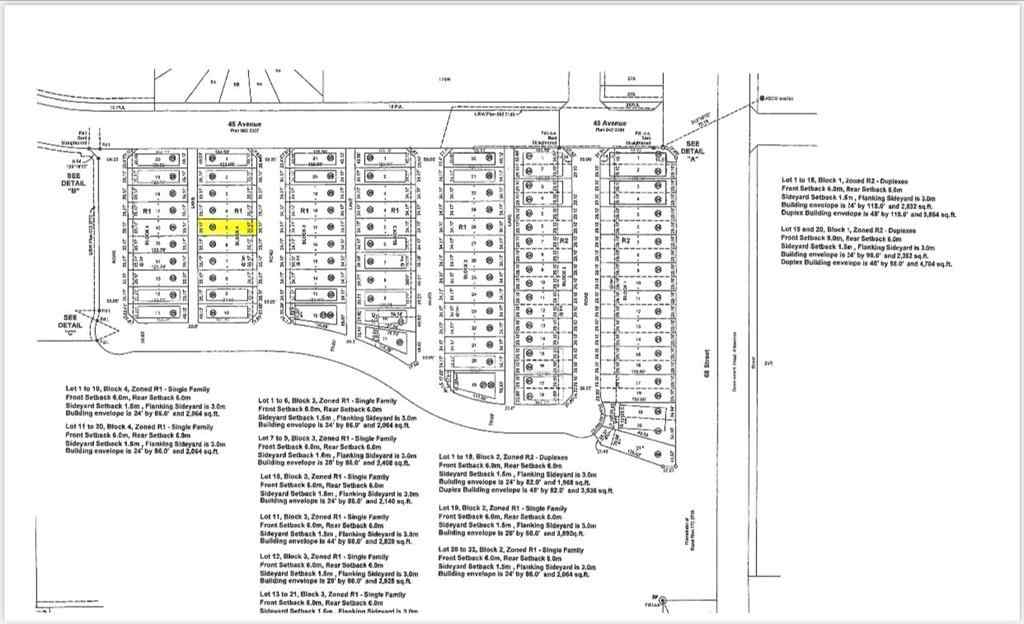 MLS® A2017268 - 4720 68 Street   in West Park Camrose, Land