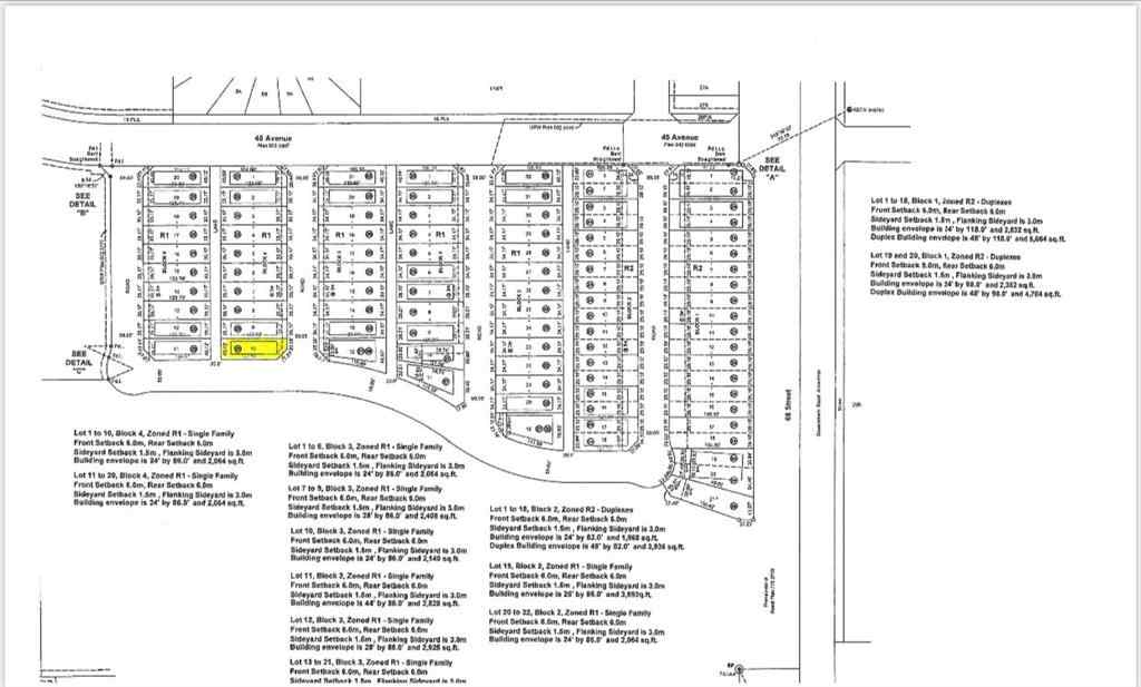 MLS® A2017280 - 4720 68 Street   in West Park Camrose, Land