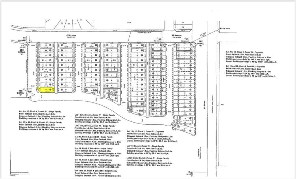 MLS® A2017281 - 4720 68 Street   in West Park Camrose, Land