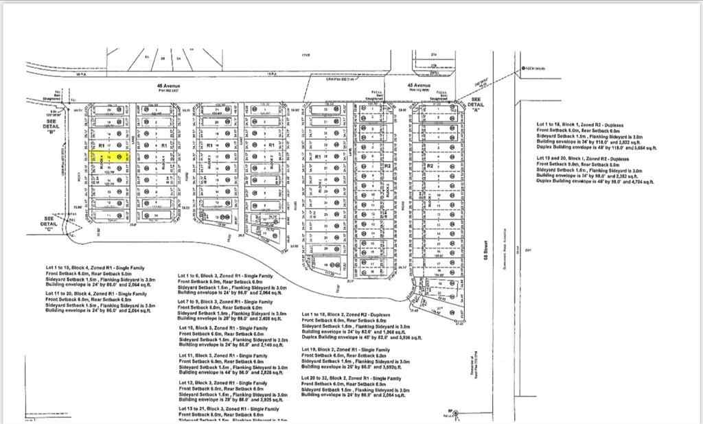 MLS® A2017294 - 4720 68 Street   in West Park Camrose, Land