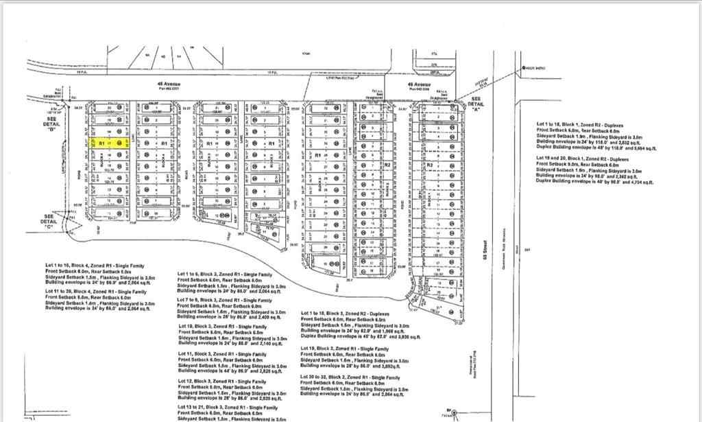 MLS® A2017299 - 4720 68 Street   in West Park Camrose, Land