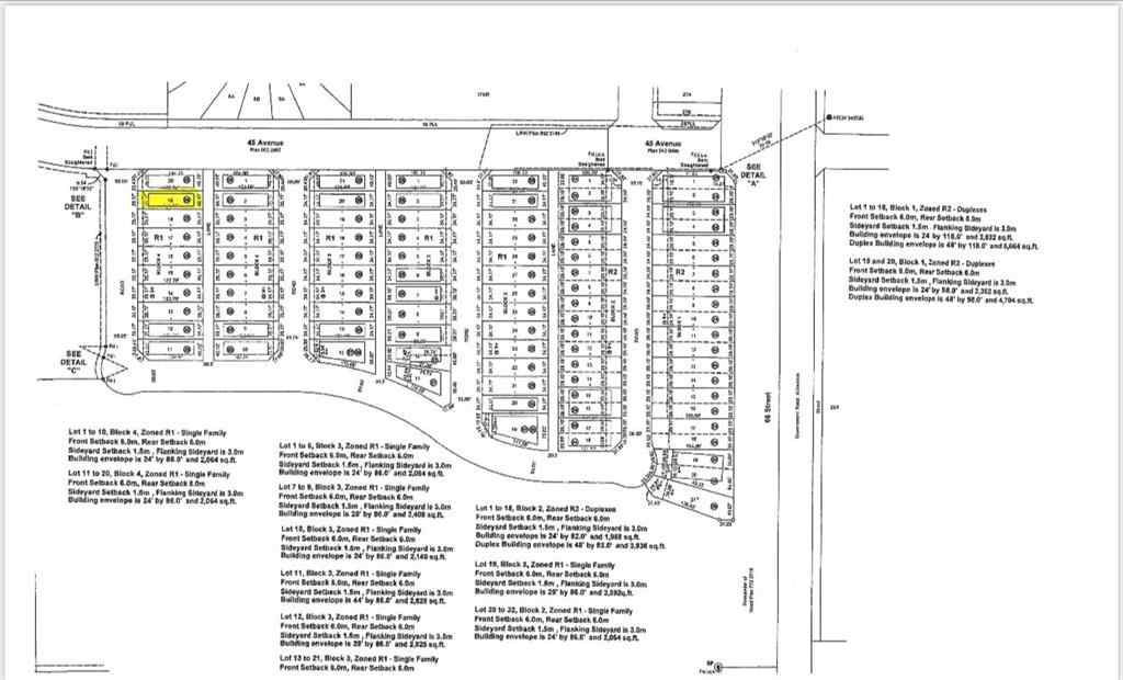 MLS® A2017302 - 4720 68 Street   in West Park Camrose, Land