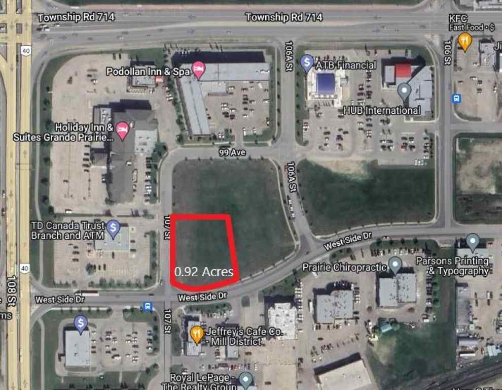 MLS® A2025157 - 9801 107 Street  in College Park Grande Prairie, Land