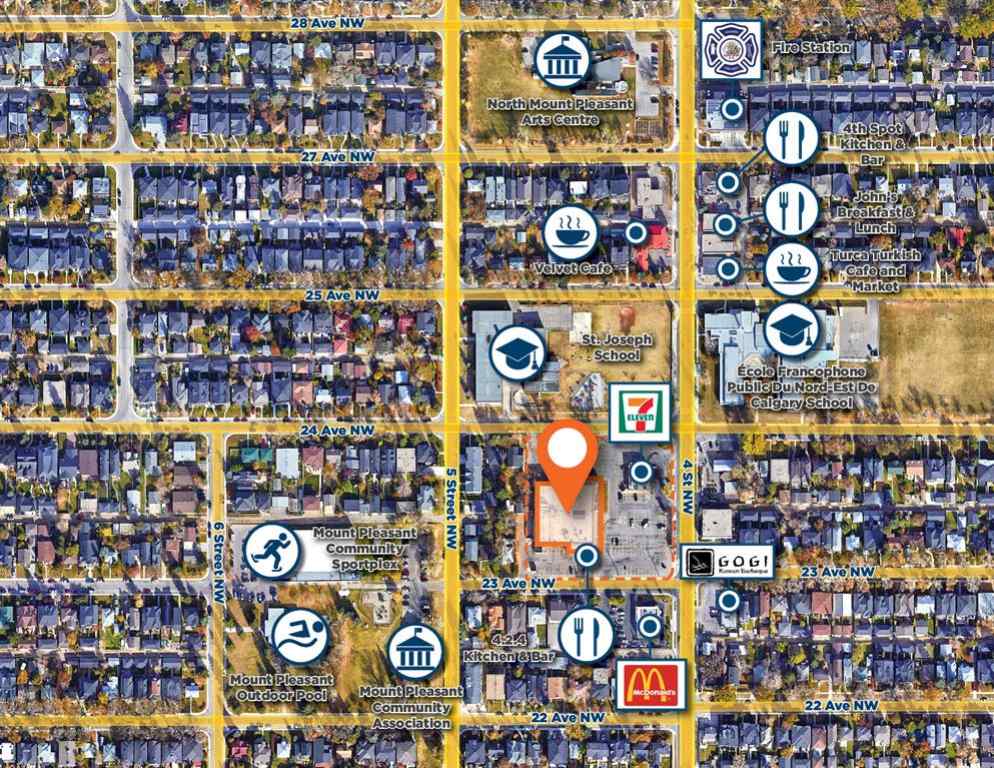 MLS® A2055478 - Unit #Second Floor 2411 4 Street NW in Mount Pleasant Calgary, Commercial