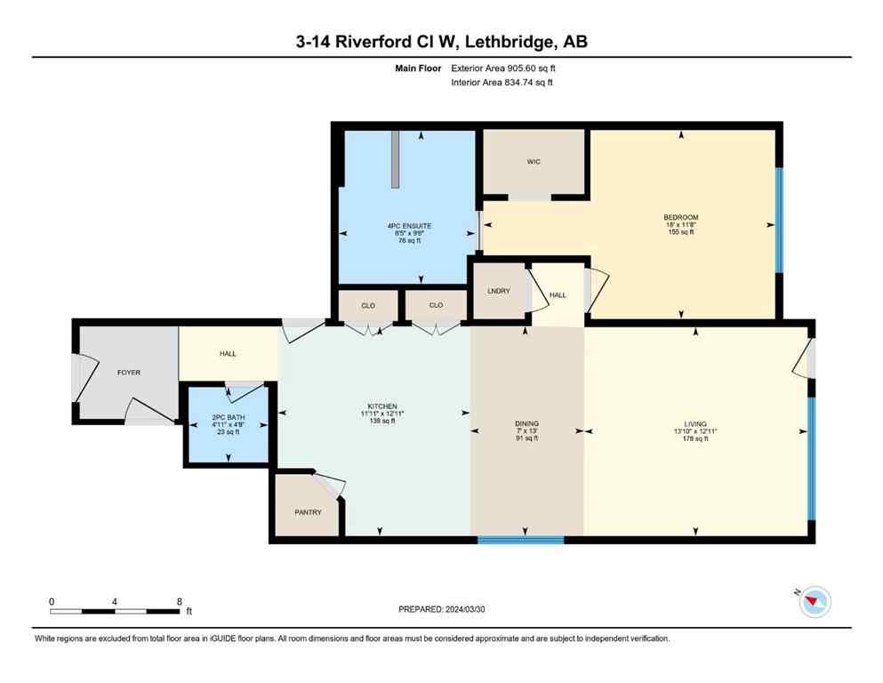 MLS® A2061856 - Unit #3 14 Riverford Close W in Riverstone Lethbridge, Residential