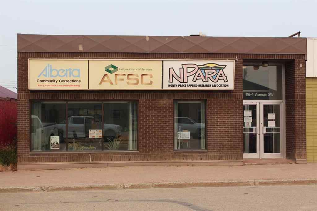 MLS® A2066279 - 116 4th Avenue SW   in NONE Manning, Commercial