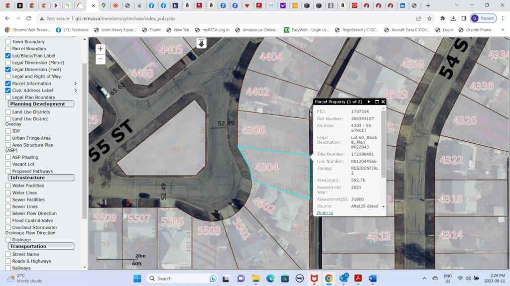 MLS® A2072766 - 4304 55 Street  in NONE Grimshaw, Land