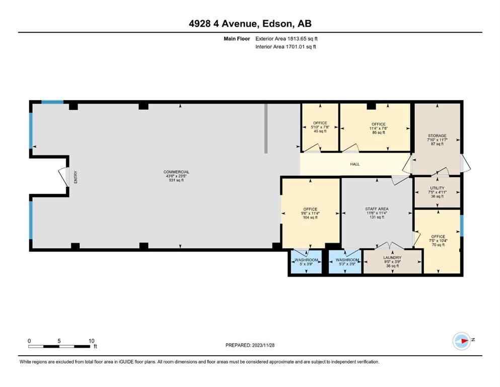 MLS® A2095613 - 4928 4 Avenue  in NONE Edson, Commercial