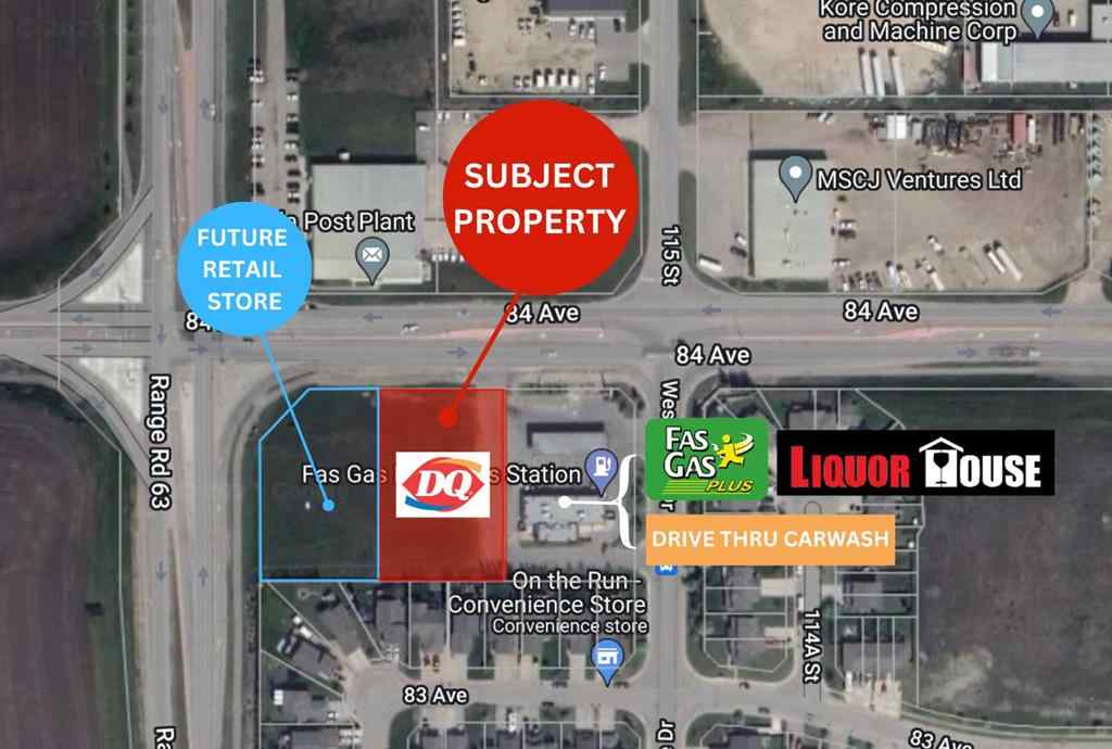 MLS® A2098216 - 11525 84 Avenue  in Westpointe Grande Prairie, Commercial