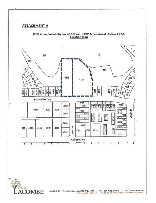 MLS® A2098922 - 4726 Beardsley Avenue  in Henner\'s Landing Lacombe, Land