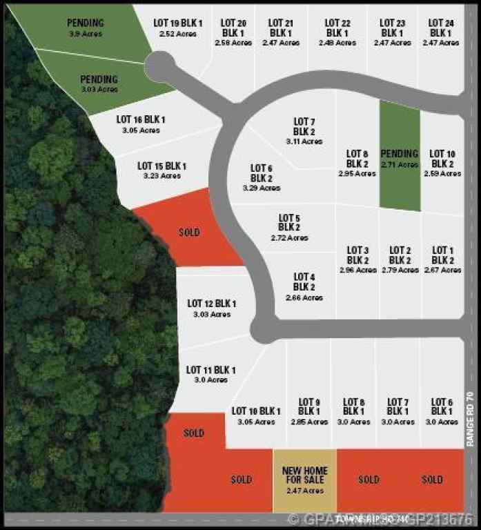 MLS® A2099660 - Unit #45 704016 Range Road 70   in The Banks at Spring Creek Rural Grande Prairie No. 1, County of, Land
