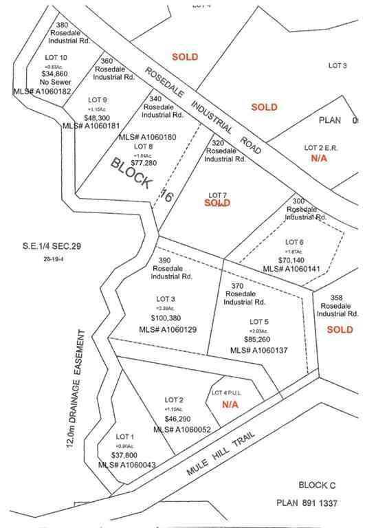 MLS® A2101519 - LOT 6 300 INDUSTRIAL Road  in Downtown Drumheller, Land