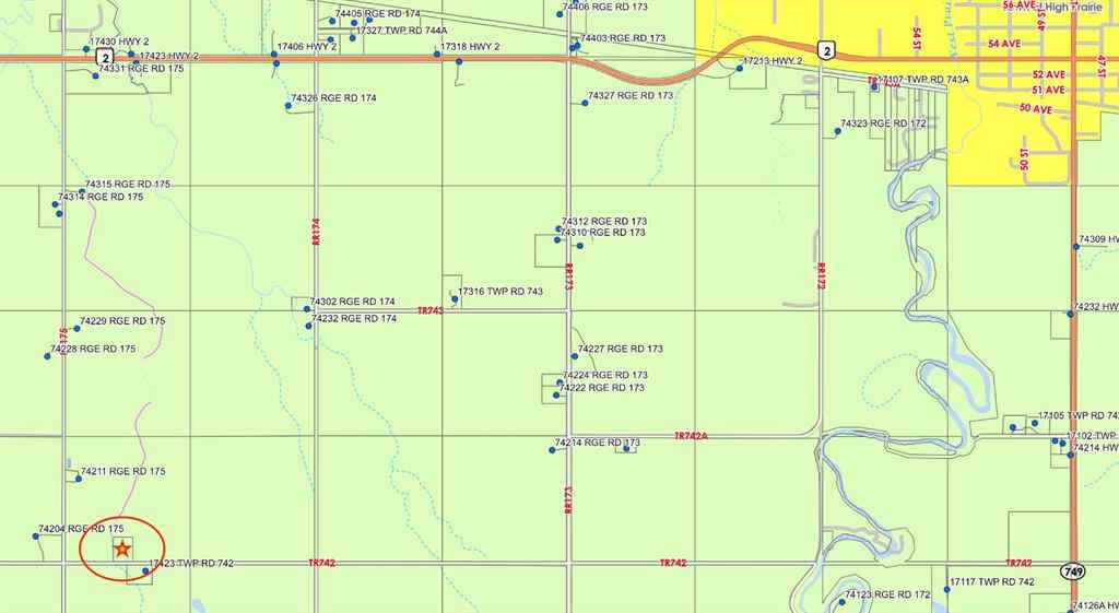 MLS® A2103060 - 17426 Township 742   in NONE High Prairie, Land