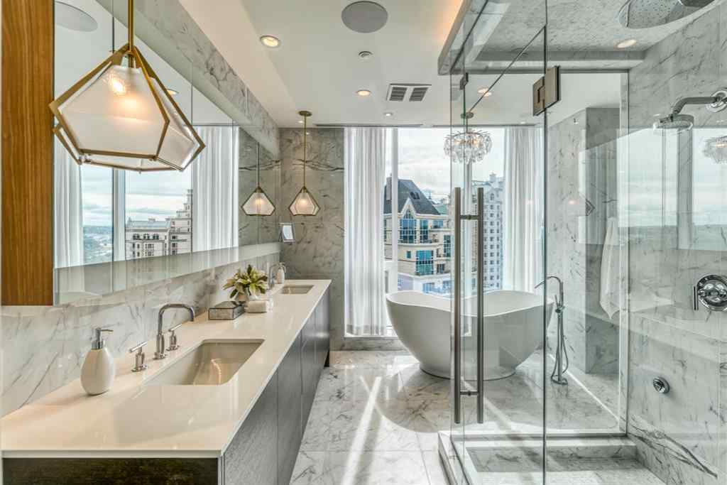 MLS® A2104572 - Unit #1307 738 1 Avenue SW in Eau Claire Calgary, Residential