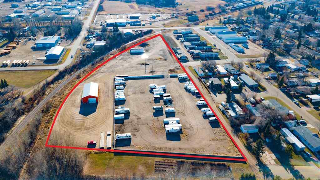 MLS® A2105601 - 4204 50 Avenue  in East Industrial Park Stettler, Commercial