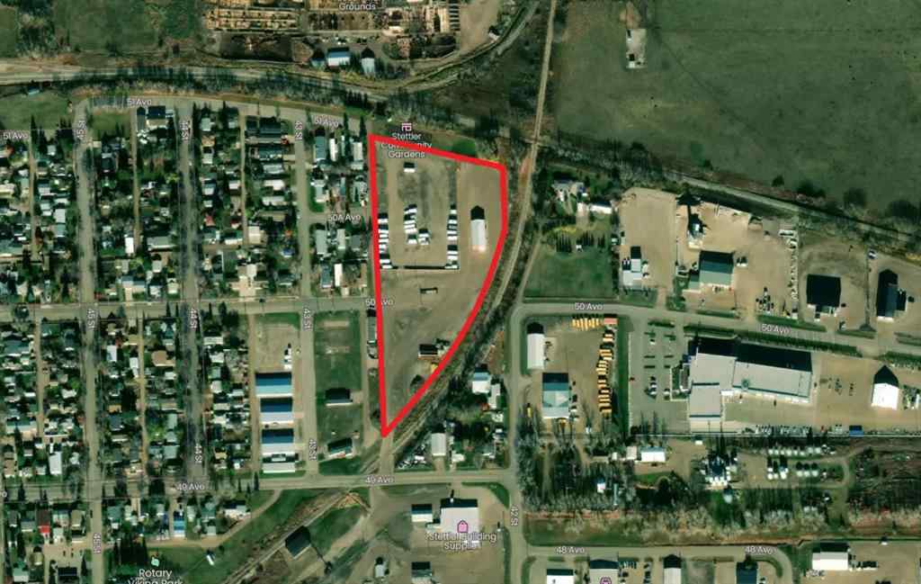MLS® A2105601 - 4204 50 Avenue  in East Industrial Park Stettler, Commercial