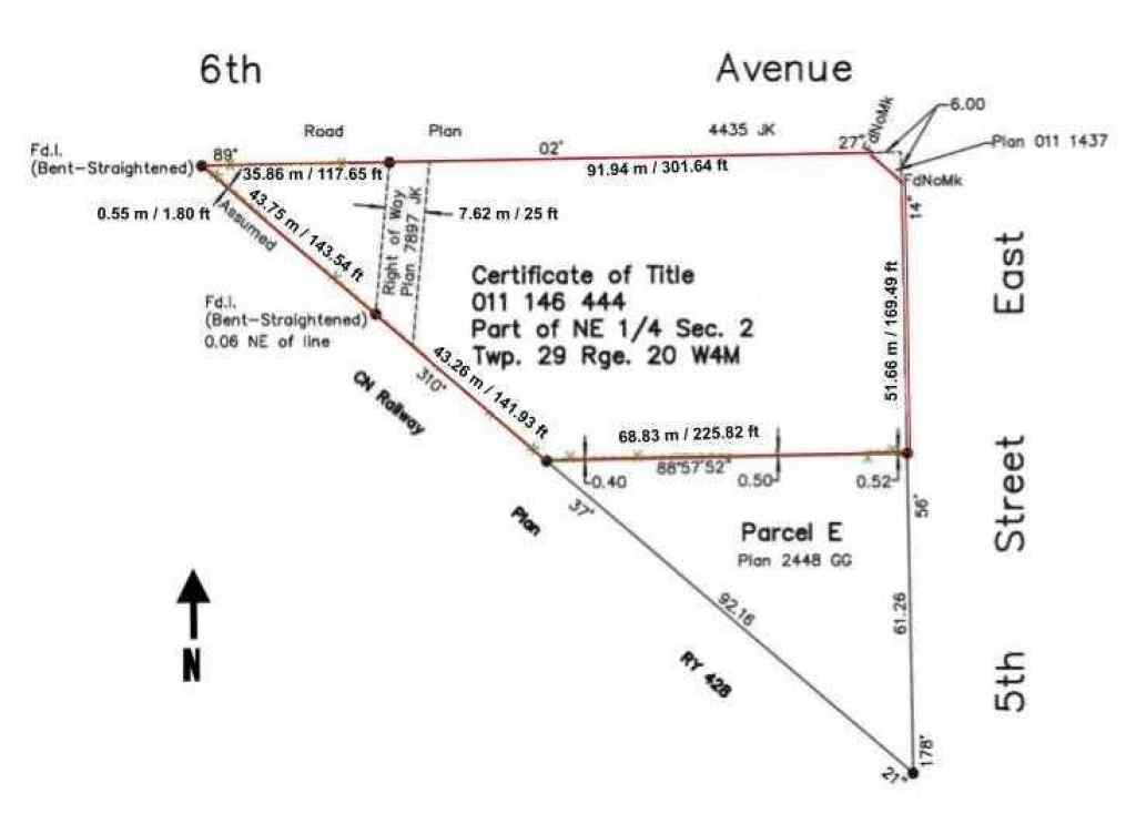 MLS® A2109132 - 601 5 Street E in Downtown Drumheller Drumheller, Land