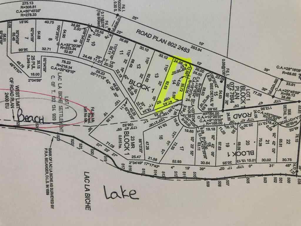 MLS® A2112340 - Lot 14 Campsite Road   in Plamondon Plamondon, Land