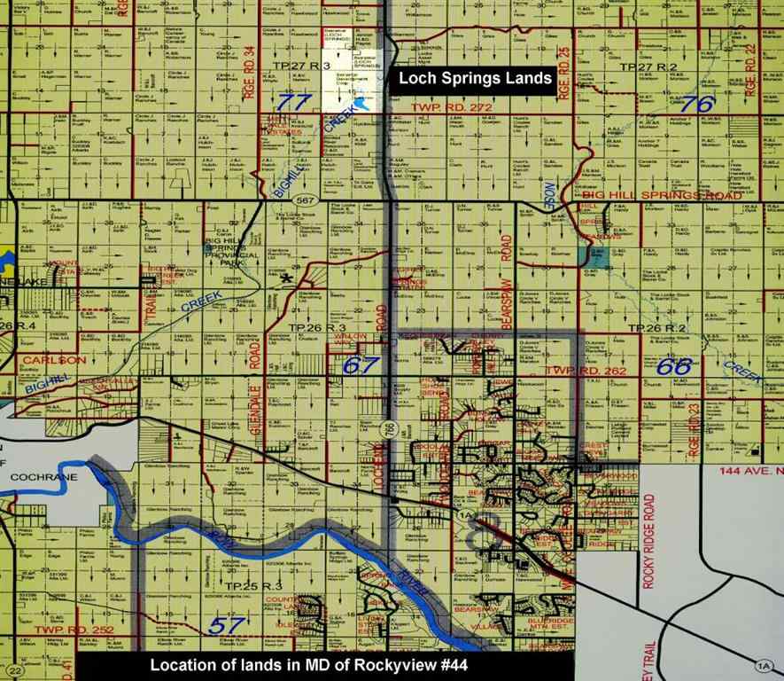 MLS® A2119496 - Unit #W-5,R-3,T-27,S-22, NW,SW W-5,R-3,T-27,S-22, SE Lochend Road NW in NONE Rural Rocky View County, Land