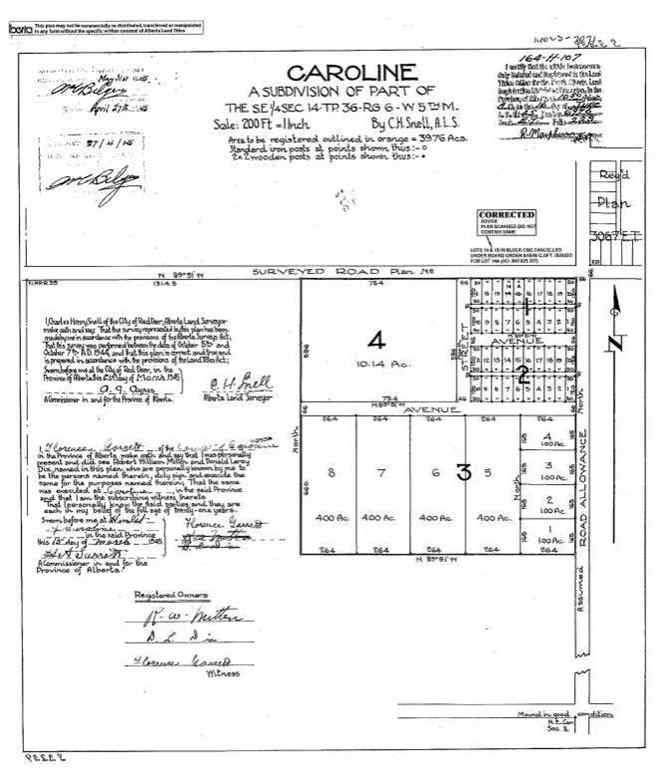 MLS® A2119926 - 5008 49 Avenue  in NONE Caroline, Land