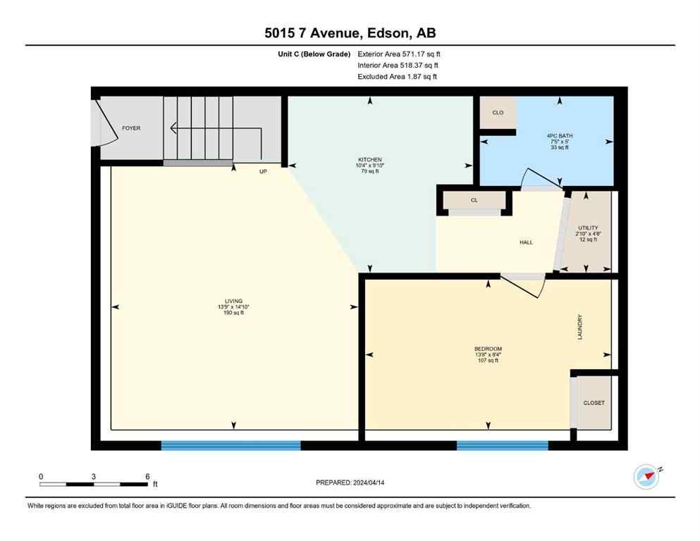 MLS® A2123708 - 5015 7 Avenue  in Edson Edson, Multi-Family