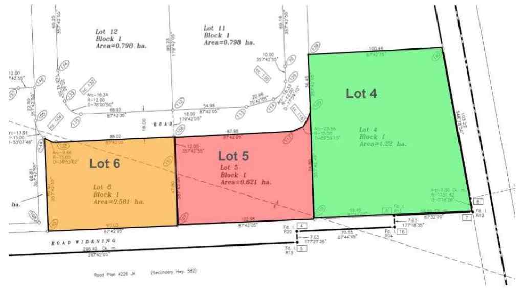 MLS® A2123791 - 400, 500, 600 Shantz Drive   in NONE Didsbury, Land
