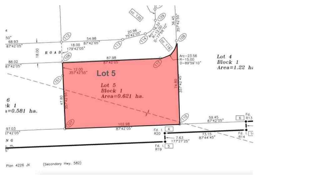 MLS® A2133455 - 500 Shantz Drive   in NONE Didsbury, Land