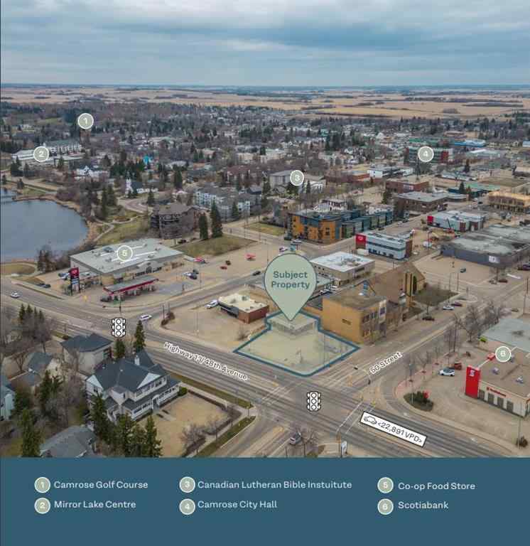 MLS® A2134845 - 5004 48 Avenue  in Downtown Camrose Camrose, Commercial