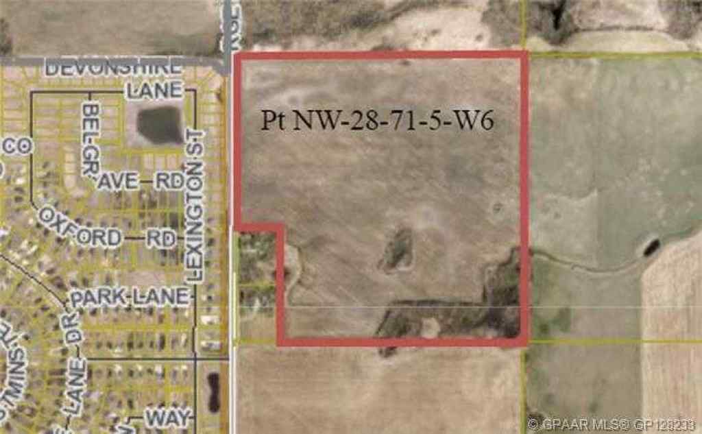 MLS® A2138941 - Pt. of NW-28-71-5-W6   in NONE Rural Grande Prairie No. 1, County of, Agri-Business