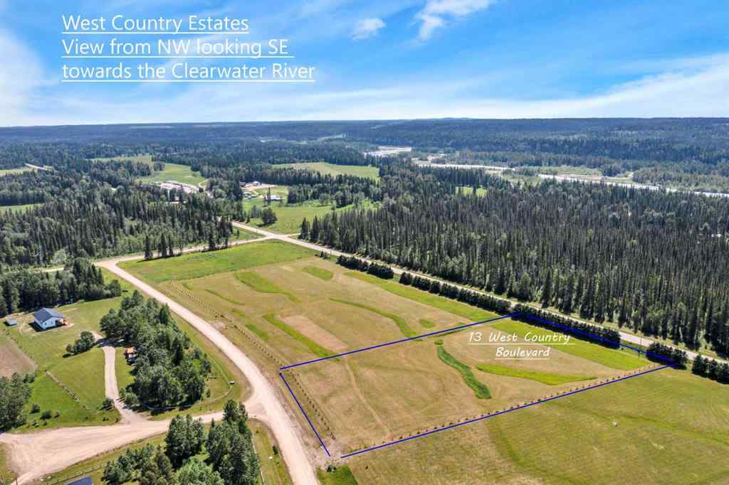 MLS® A2151039 - 13 West Country Boulevard  in West Country Estates Rural Clearwater County, Land